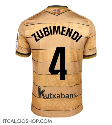 Real Sociedad Martin Zubimendi #4 Seconda Maglia 2024-25 Manica Corta